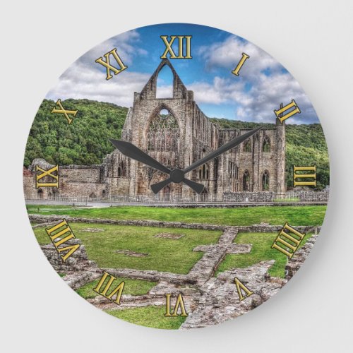 Medieval Tintern Abbey Monastery Wales UK Large Clock