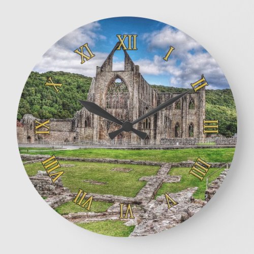 Medieval Tintern Abbey Monastery Wales UK Large Clock
