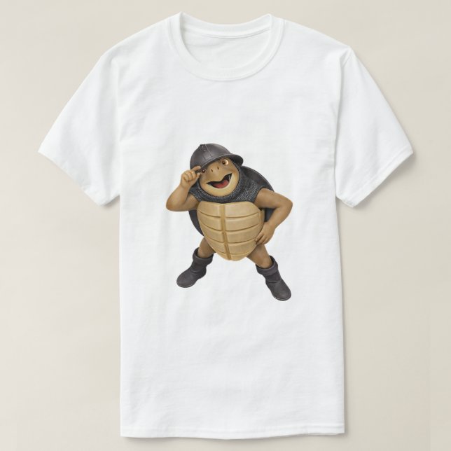 Medieval Torin the Turtle T-Shirt (Design Front)
