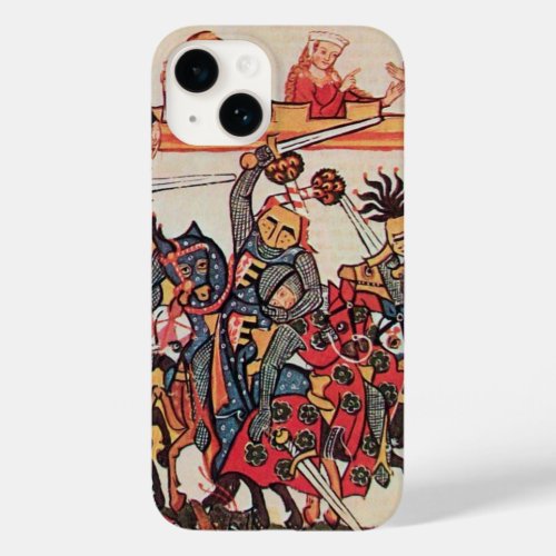 MEDIEVAL TOURNAMENT FIGHTING KNIGHTS AND DAMSELS Case_Mate iPhone 14 CASE