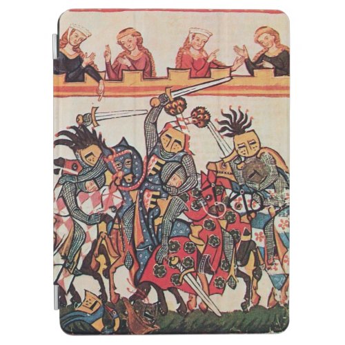 MEDIEVAL TOURNAMENT FIGHTING KNIGHTS AND DAMSELS iPad AIR COVER