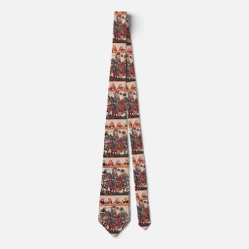 MEDIEVAL TOURNAMENT FIGHTING KNIGHTS AND DAMSELS TIE