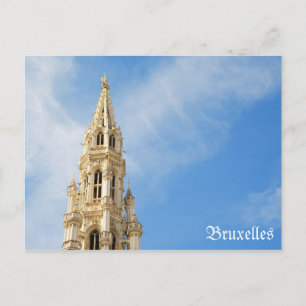 medieval Town Hall in Brussels Postcard