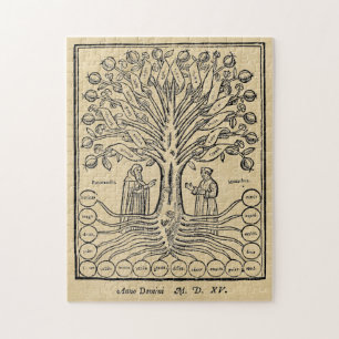 Medieval Tree of the Sciences Jigsaw Puzzle