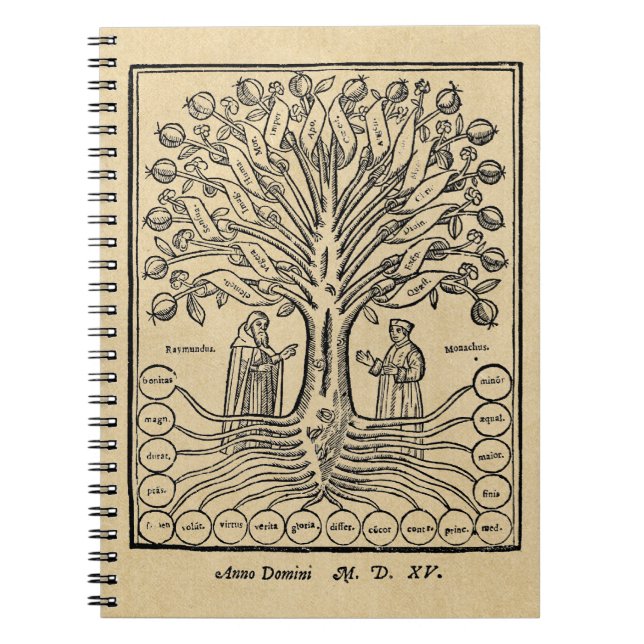 Medieval Tree of the Sciences Notebook (Front)