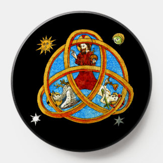 Medieval Trinity God, Jesus & Holy Spirit PopSocket