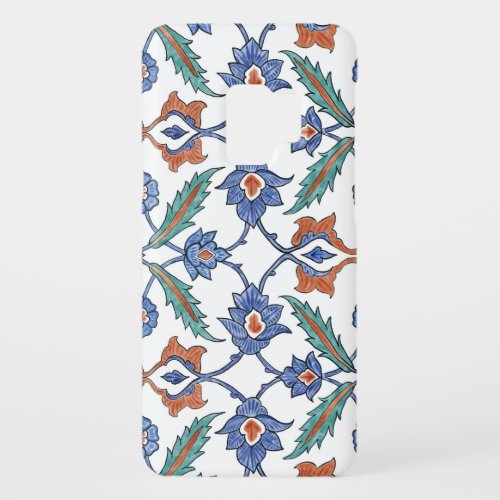 Medieval Turkish Tiles Floral Ornament Case_Mate Samsung Galaxy S9 Case