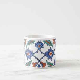 Medieval Turkish Tiles: Floral Ornament. Espresso Cup