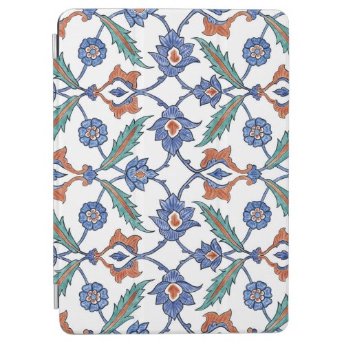 Medieval Turkish Tiles Floral Ornament iPad Air Cover