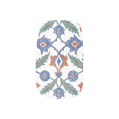 Medieval Turkish Tiles Floral Ornament Minx Nail Art