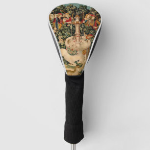 Medieval Unicorn Tapestries Print: Met Cloisters Golf Head Cover