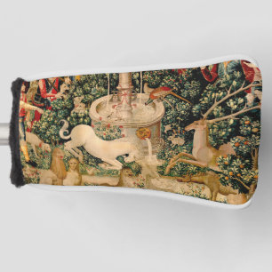 Medieval Unicorn Tapestries Print: Met Cloisters Golf Head Cover