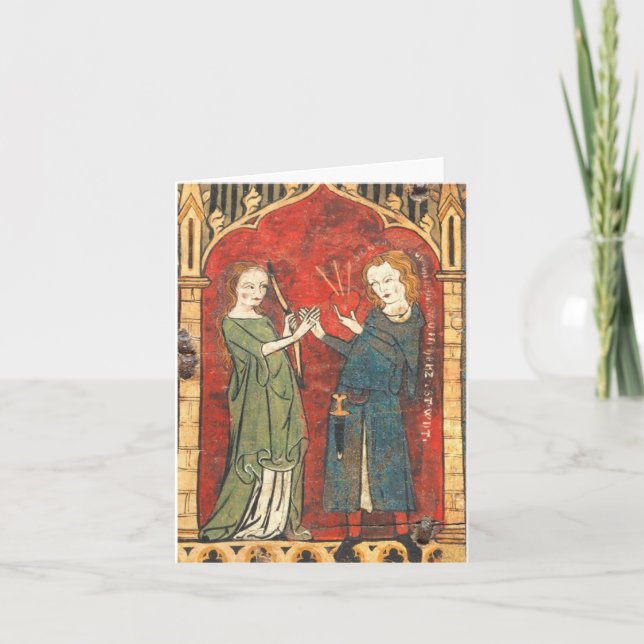 Medieval Valentine Holiday Card (Front)