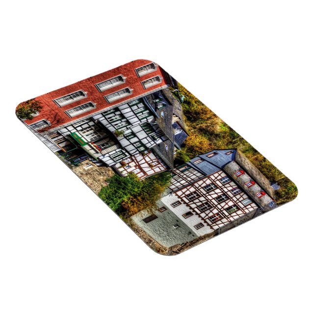 Medieval Village Monschau in Germany Magnet (Right Side)
