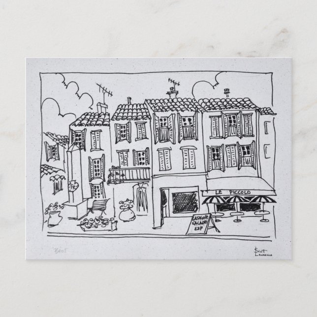 Medieval Village of Biot, France Postcard (Front)