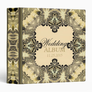 Medieval Vintage Lace Wedding Album Binder