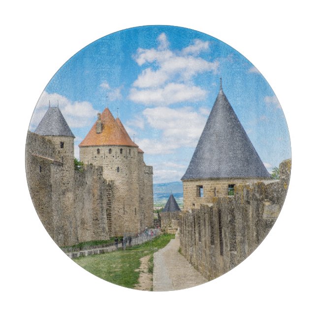 Medieval Walls of Carcassonne Cutting Board (Front)