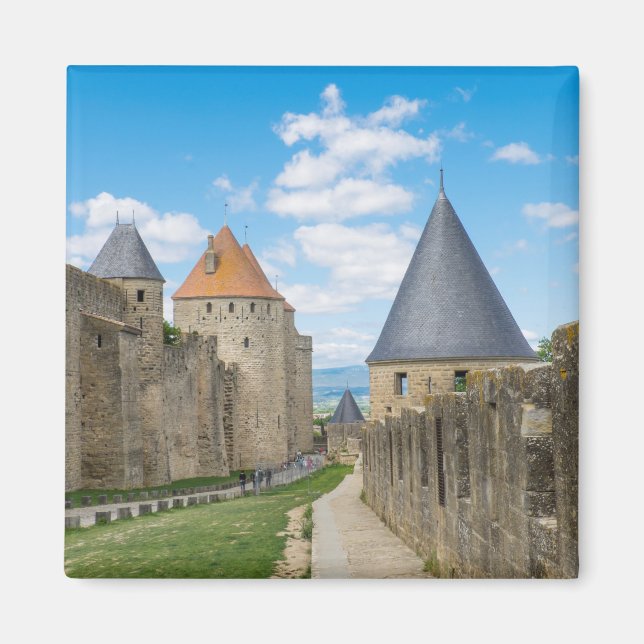 Medieval Walls of Carcassonne Magnet (Front)