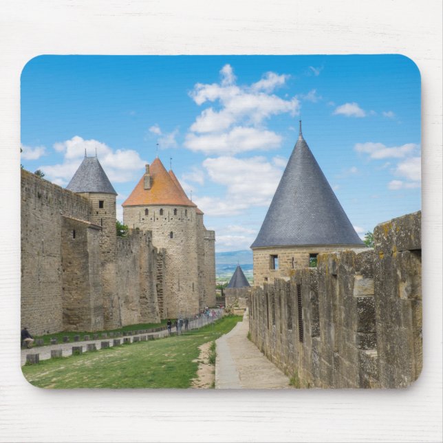 Medieval Walls of Carcassonne Mouse Pad (Front)