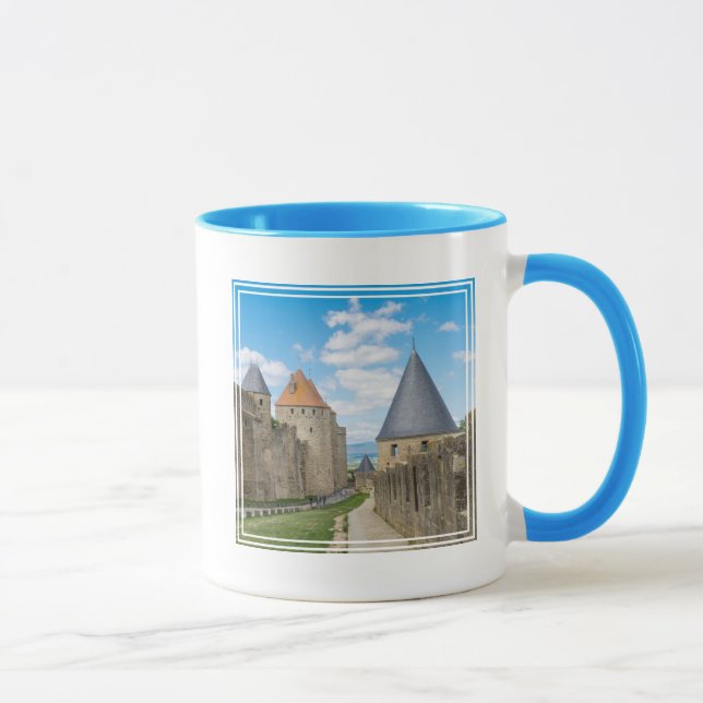 Medieval Walls of Carcassonne Mug (Right)