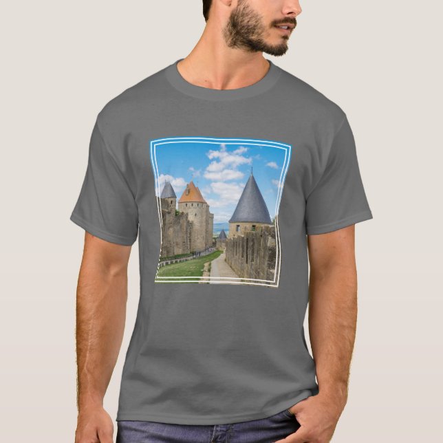 Medieval Walls of Carcassonne T-Shirt (Front)