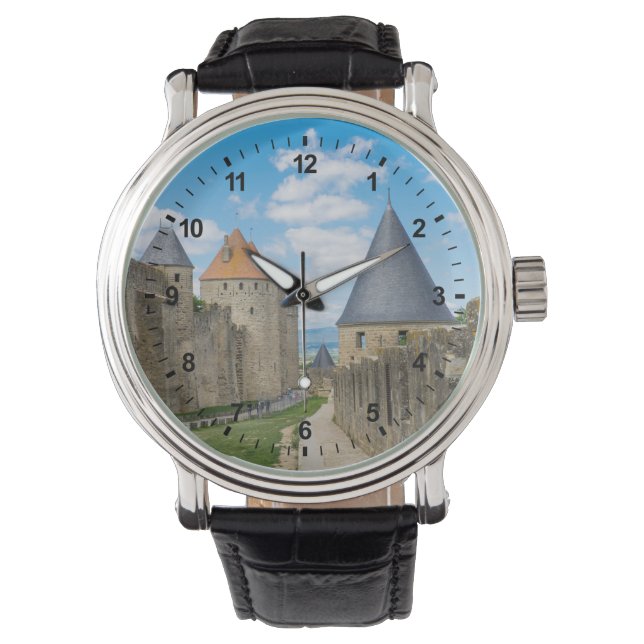 Medieval Walls of Carcassonne Watch (Front)