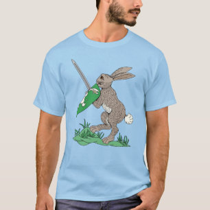Medieval Warrior Rabbit T-Shirt