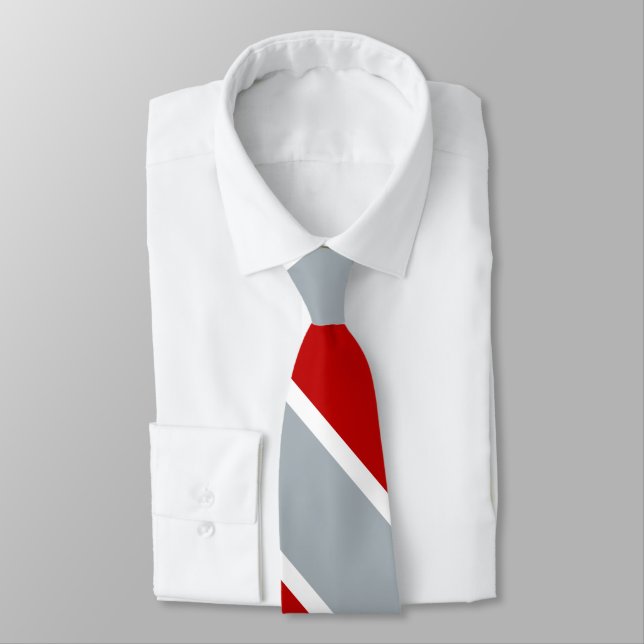 Medieval Warrior University Stripe Tie (Tied)