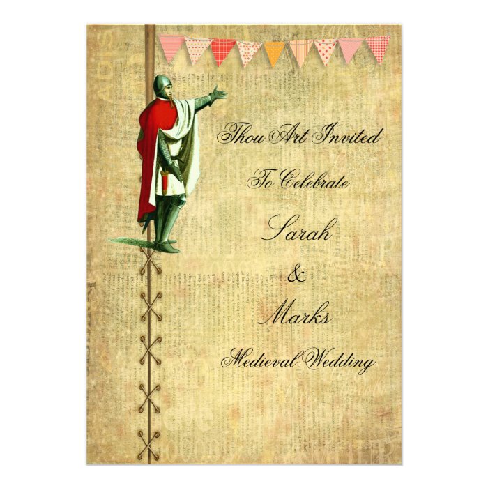 Medieval Wedding Invitations