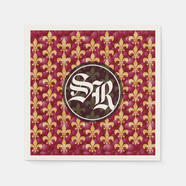 Medieval Wedding Napkin (Front)