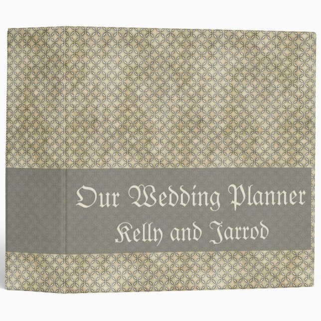 Medieval Wedding Planner Binder (Front/Spine)