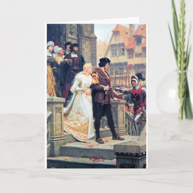 Medieval Wedding Romance Card (Front)