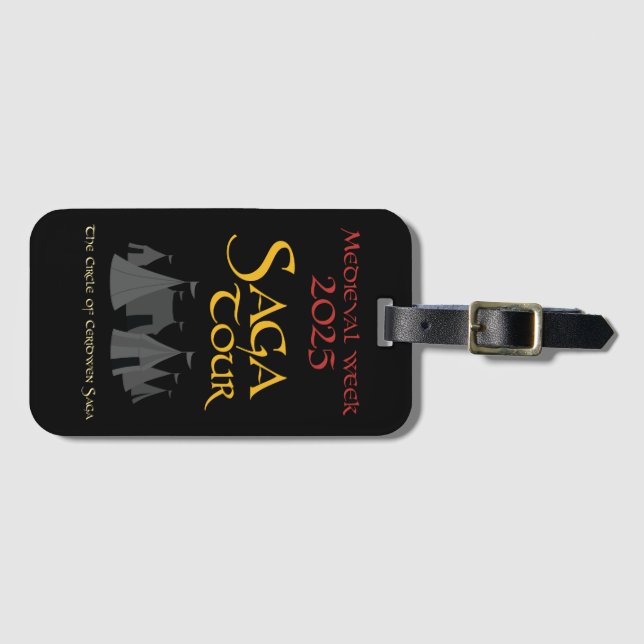 Medieval Week 2025 Souvenir Luggage Tag (Front Horizontal)