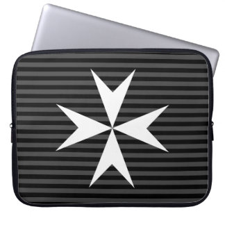 Medieval white cross | Order of St John (UK) Laptop Sleeve