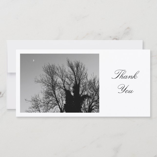 Medieval Winter Afternoon - Thank You Card (Front)