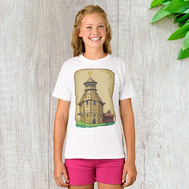 Medieval Wooden Watchtower and Fortress T-Shirt (Creator Uploaded)
