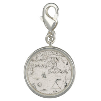 Medieval World map Quebec Nouvelle-France America Charm