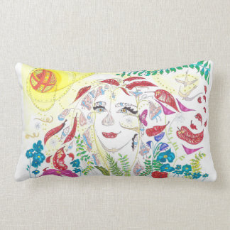 Medilludesign - Consciousness expansion Lumbar Pillow