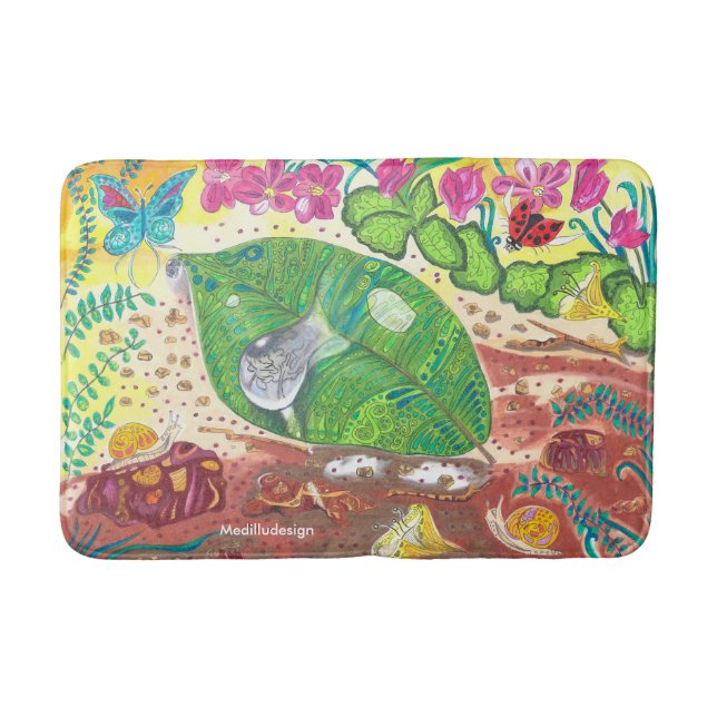 Medilludesign - Interbeing Bathroom Mat (Front)
