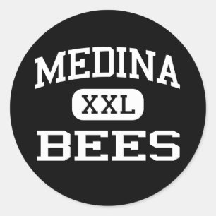 Medina - Bees - Medina High School - Medina Ohio Classic Round Sticker