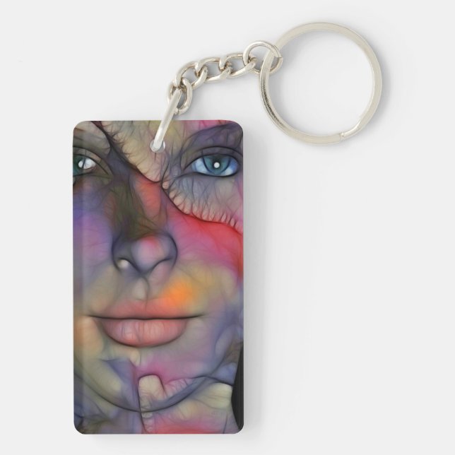 Medina / Face Composing Keychain (Back)