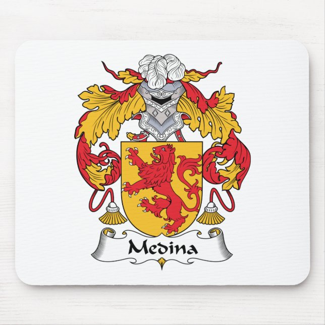 Medina Family Crest Mouse Pad (Front)