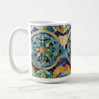 "Medina Maze: Moroccan-Inspired Geometric Design f Coffee Mug