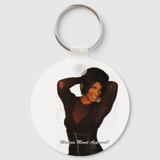 Medina Monet Approved merchandise! Keychain (Front)