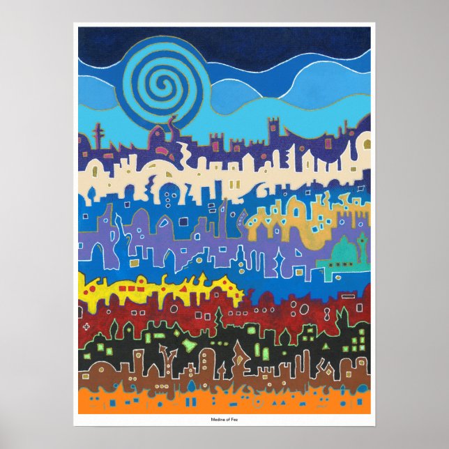 Medina of Fez - Print - Extra Large (Front)