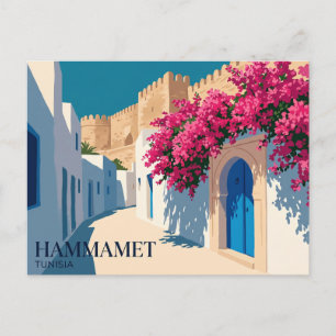 Medina of Hammamet Tunisia Postcard