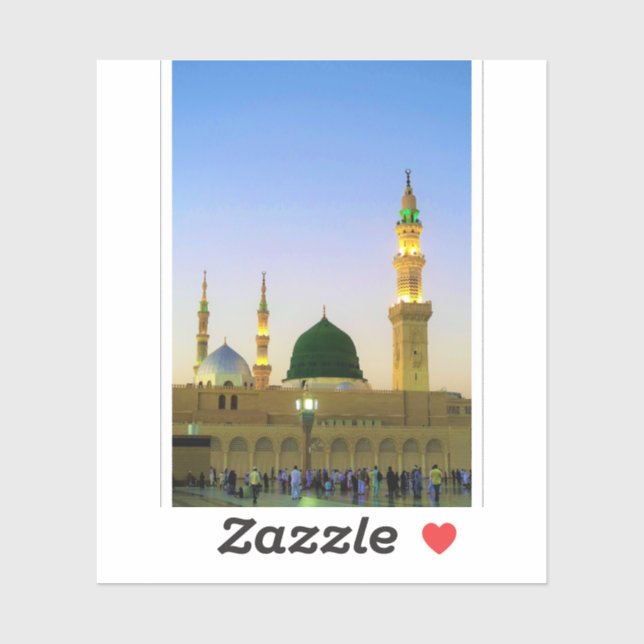 Medina Prophet Mosque Sticker (Sheet)