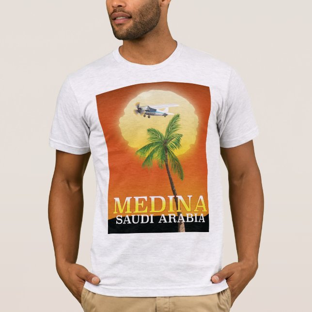 Medina Saudi Arabia Travel poster T-Shirt (Front)