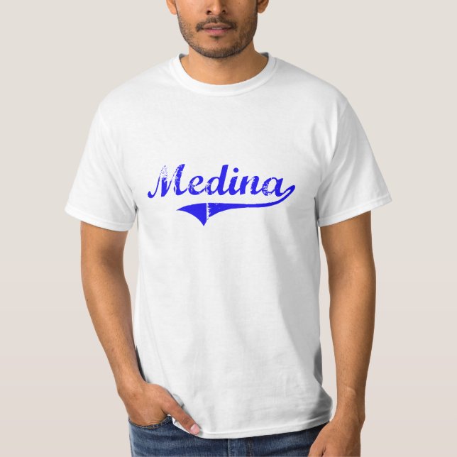 Medina Surname Classic Style T-Shirt (Front)