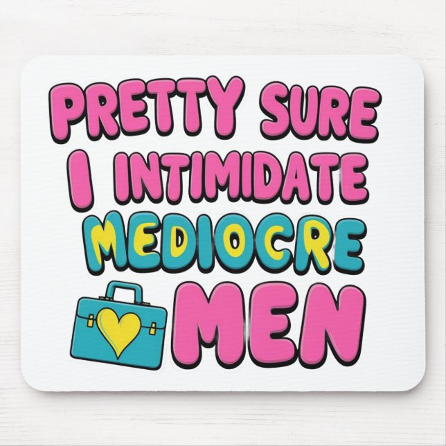 MEDIOCRE MEN mouse pad (Front)